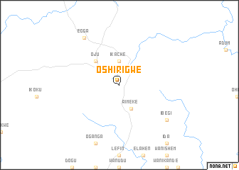 map of Oshirigwe