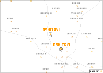 map of Oshitayi