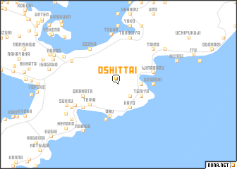 map of Ōshittai