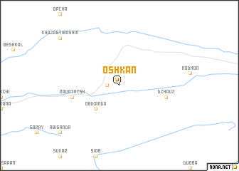 map of Oshkan