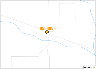 map of Oshkosh
