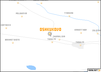 map of Oshkukovo