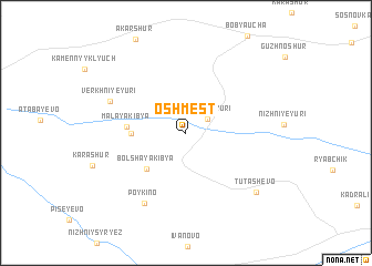 map of Oshmest\