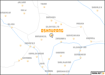 map of Oshnūrang