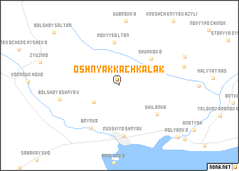 map of Oshnyak-Kachkalak