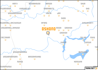 map of Oshono