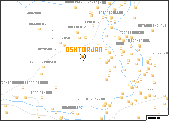 map of Oshtorjān