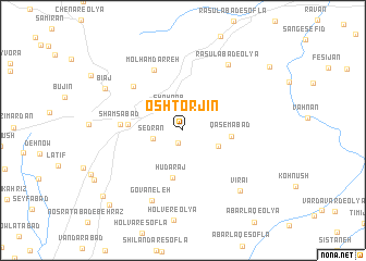 map of Oshtorjīn