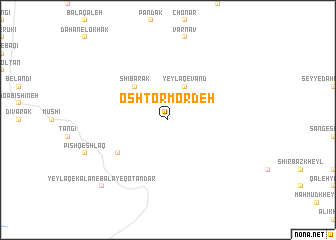 map of Oshtor Mordeh