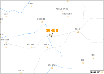 map of Oshum