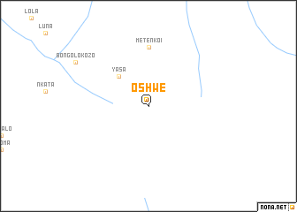 map of Oshwe