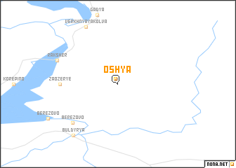 map of Osh\
