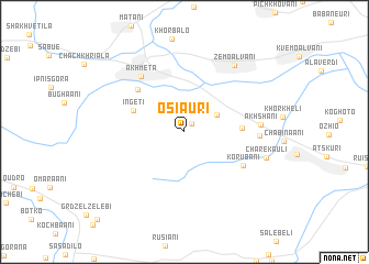 map of Osiauri