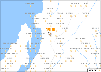 map of Osibi