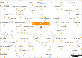 map of Osiek Drugi