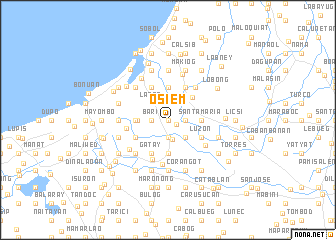 map of Osiem