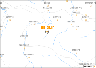 map of Osiglia