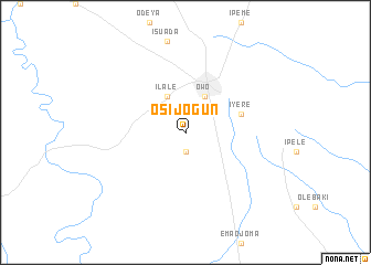 map of Osijogun