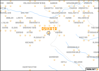 map of Osikata