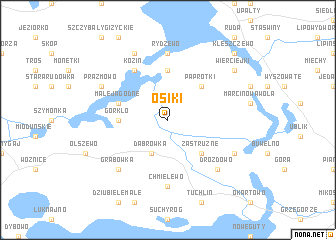 map of Osiki