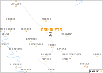 map of Osikovets