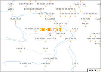 map of Osikovitsa