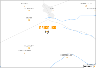 map of Osikovka