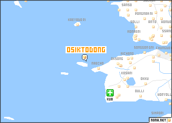 map of Osikto-dong