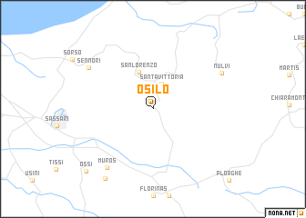 map of Osilo