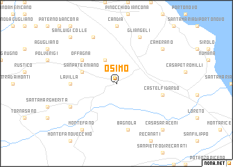 map of Osimo