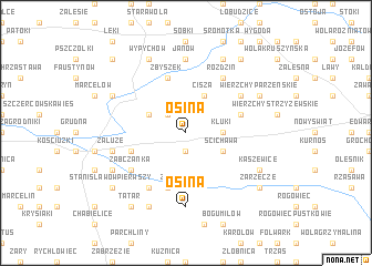 map of Osina