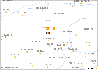 map of Osinka