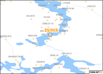 map of Osinka