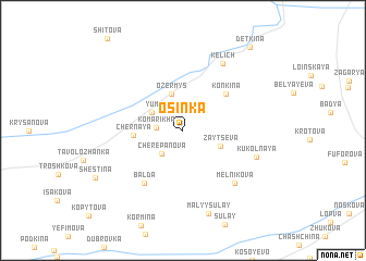 map of Osinka