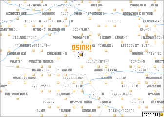 map of Osinki