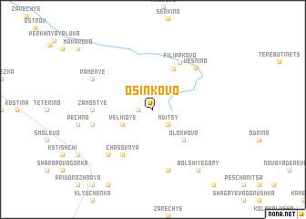 map of Osinkovo