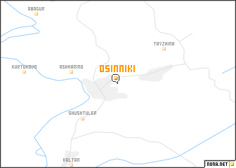 map of Osinniki