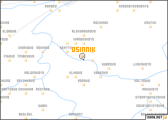 map of Osinnik