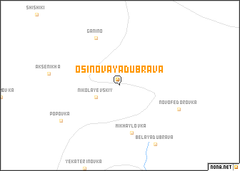 map of Osinovaya Dubrava