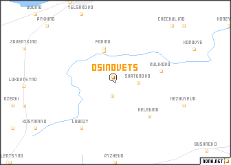 map of Osinovets
