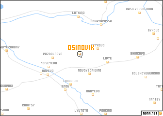 map of Osinovik