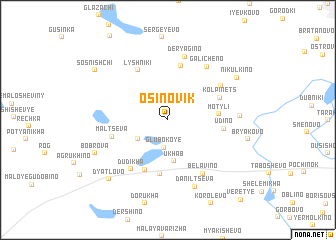 map of Osinovik