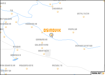 map of Osinovik