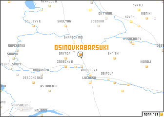 map of Osinovka-Barsuki