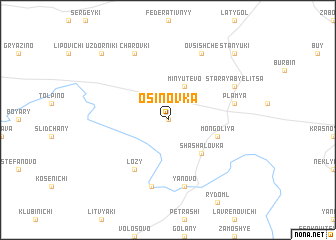 map of Osinovka