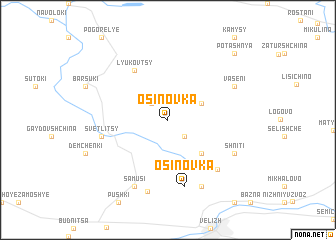 map of Osinovka