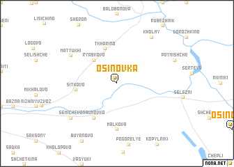 map of Osinovka