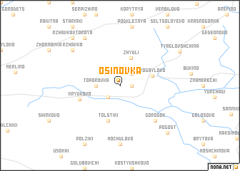 map of Osinovka