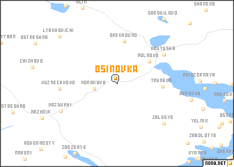 map of Osinovka