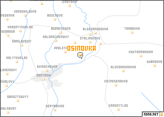 map of Osinovka